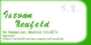 istvan neufeld business card